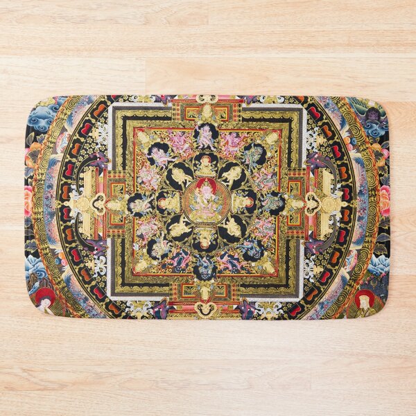 Item preview, Mandala 85 Pink Gold Blue Mandala designed and sold by GuyBlank.
