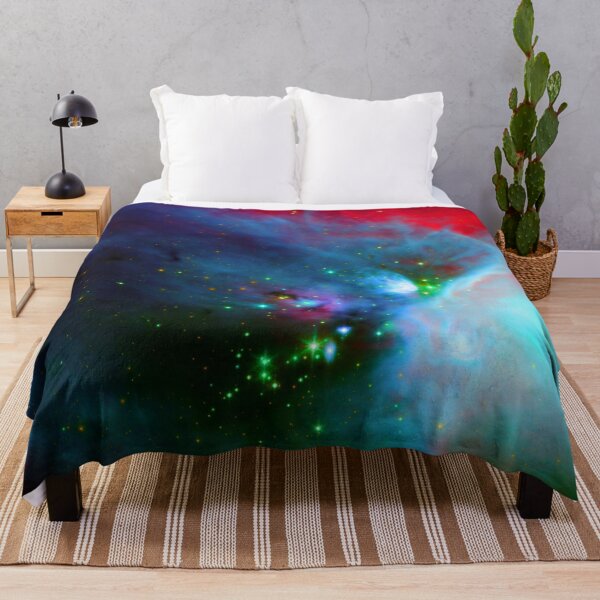 Item preview, Young Stars in Galactic Dust Cloud Red Purple Blue Green designed and sold by 2sweetsDesign.