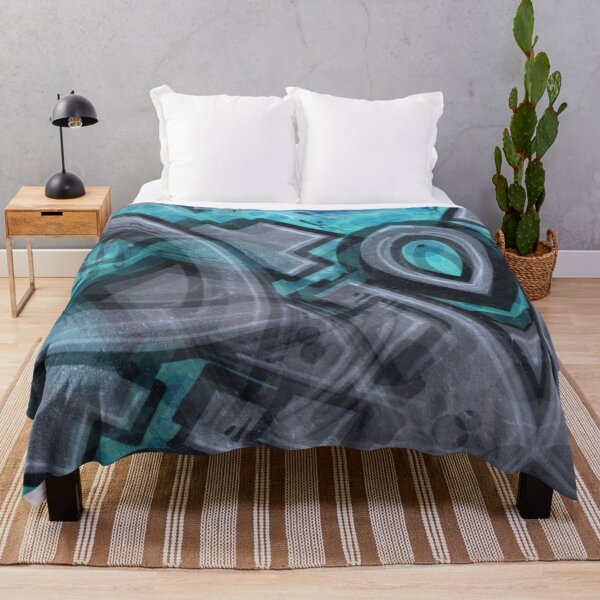 Item preview, Streetart Blue and Gray Graffiti designed and sold by ckylin.