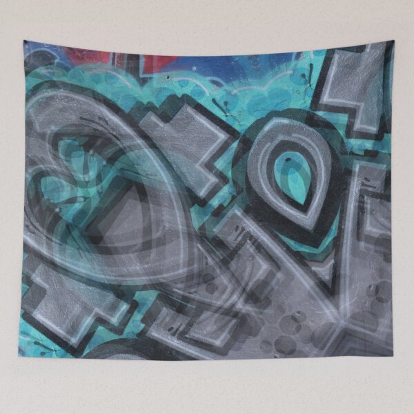 Item preview, Streetart Blue and Gray Graffiti designed and sold by ckylin.
