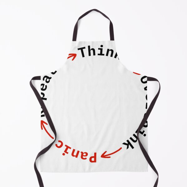 Item preview, Think, overthink, panic, repeat designed and sold by TheCurioArtShop.
