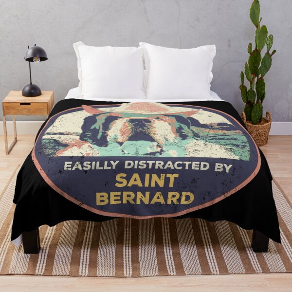 Item preview, Easilly distracted by Saint Bernard dog designed and sold by Lemomo-zoo.