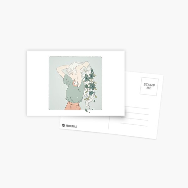 gathering thoughts. Postcard