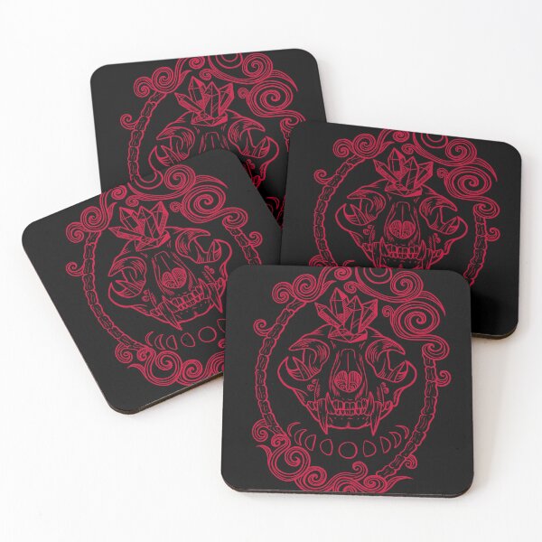 Item preview, Crystal Cat Skull. [red] designed and sold by AlienPunk.