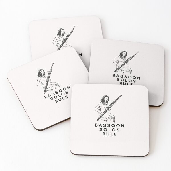 Item preview, Bassoon Solos Rule, funny design for white t-shirt, magnets, mugs and more! designed and sold by JCMCDesigns.