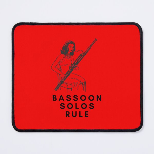 Item preview, Bassoon Solos Rule, funny design for white t-shirt, magnets, mugs and more! designed and sold by JCMCDesigns.