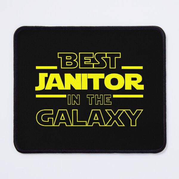 Item preview, Janitor Job Dad Mom Hudband Mens Shirt, Best Janitor In The Galaxy, Funny Janitor Birthday christmas Gift Gift designed and sold by xlnv.