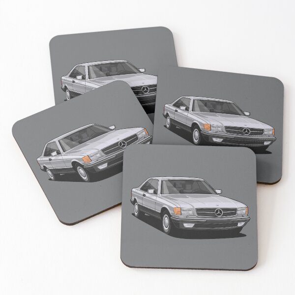 Item preview, Artwork Mercedes C 126 Series 500 SEC - Luxury Legend - coupe designed and sold by SketchNinja.