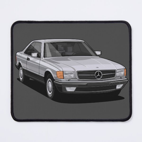 Item preview, Artwork Mercedes C 126 Series 500 SEC - Luxury Legend - coupe designed and sold by SketchNinja.