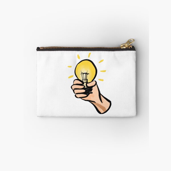 Item preview, Grasping New Ideas - Hand holding light bulb designed and sold by StudioHitsu.
