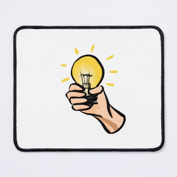 Item preview, Grasping New Ideas - Hand holding light bulb designed and sold by StudioHitsu.