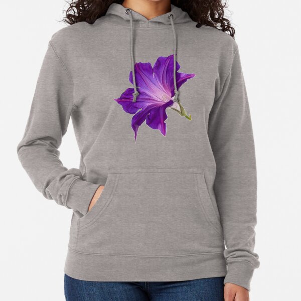 clematis violet flower ,for mom girl and girlfriend Lightweight Hoodie