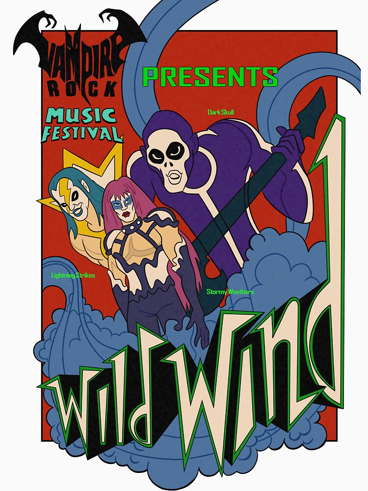 Vampire Rock Wild Wind Poster Essential T-Shirt for Sale by