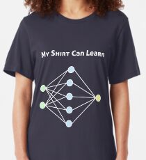 Neural Network Machine Learning Slim Fit T-Shirt