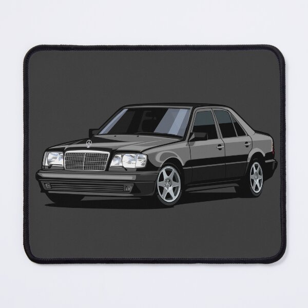 Item preview, Artwork Mercedes 500 E W124 V8 - Luxury Legend - black sedan designed and sold by SketchNinja.