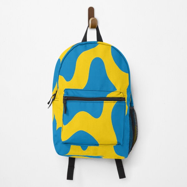 Item preview, Blue and yellow cow print  designed and sold by DemonicGloom.