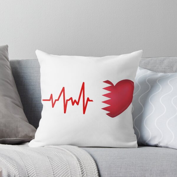 Item preview, HEARTBEAT QATAR FLAG ECG GIFT IDEA designed and sold by melshirt-shop.