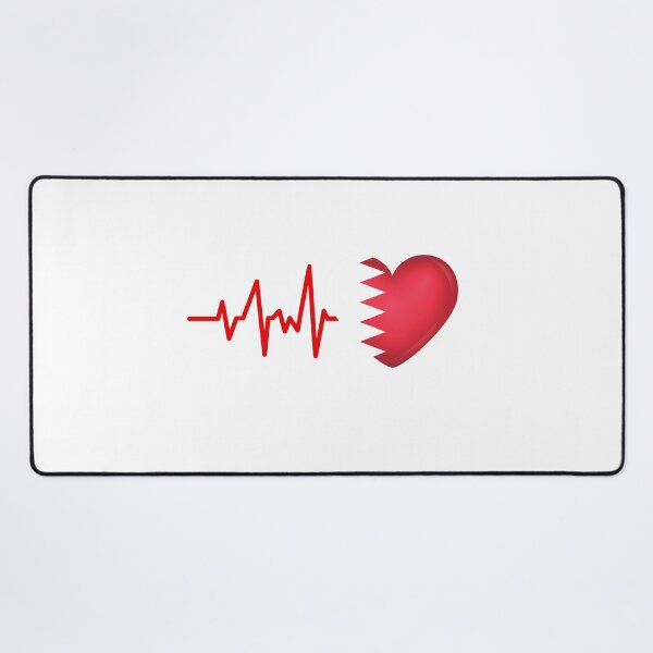 Item preview, HEARTBEAT QATAR FLAG ECG GIFT IDEA designed and sold by melshirt-shop.