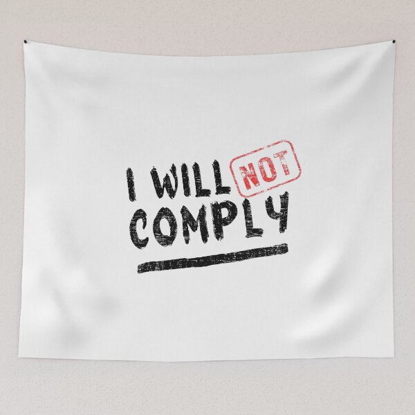 Item preview, I will not comply designed and sold by yococo.