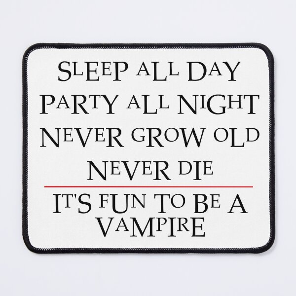 Item preview, It's fun to be a vampire designed and sold by martyfireball.
