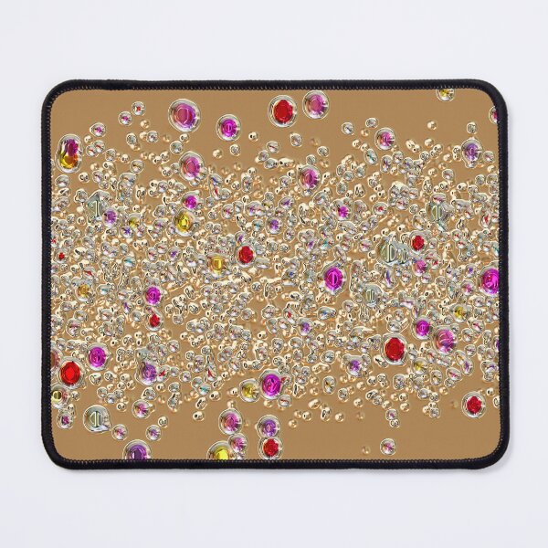 Item preview, Multicolored bubbles gemstone shape abstract background. designed and sold by IaroslavB.