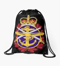 Badge of the Canadian Armed Forces Drawstring Bag