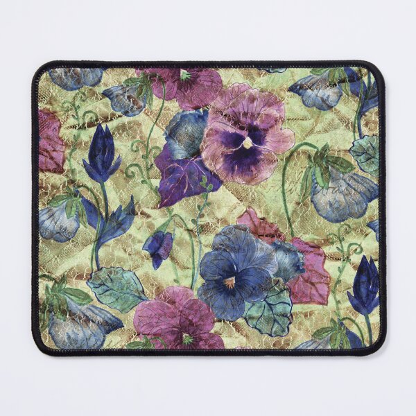 Item preview, Vintage elegant  and classy purple and pink Wild Flowers pattern Throw  pillow  gift for wife gift for gilfriend gift for flower lovers gift for botanists  designed and sold by GhostAmine.