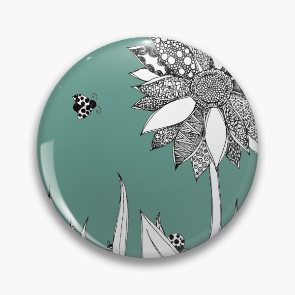 Item preview, Ladybugs and Flowers designed and sold by PeachBabeSuds.
