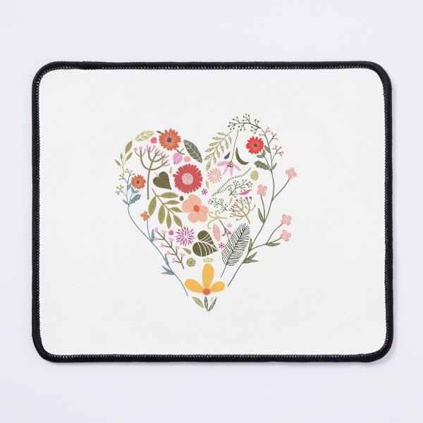 Item preview, lovely and elegant Flower mix heart  art sticker gift for wife gift for gilfriend gift for flower lovers for botanists for tatto lovers  designed and sold by GhostAmine.