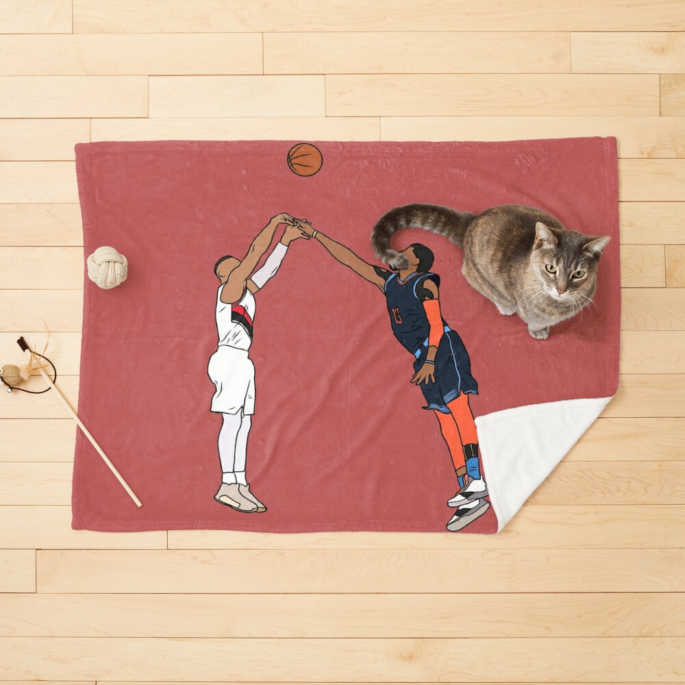 Damian Lillard Game Winner Over Paul George Pet Mat for Sale by  RatTrapTees