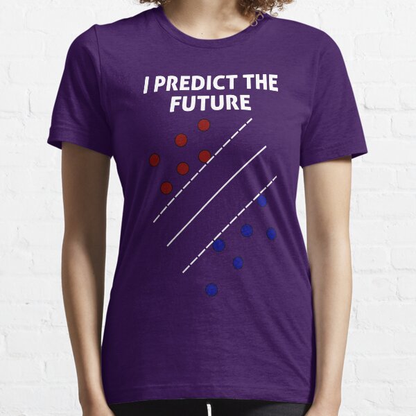 Item preview, Support Vector Machine, Predict the Future designed and sold by EncodedShirts.