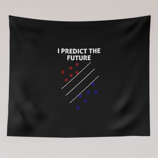 Item preview, Support Vector Machine, Predict the Future designed and sold by EncodedShirts.