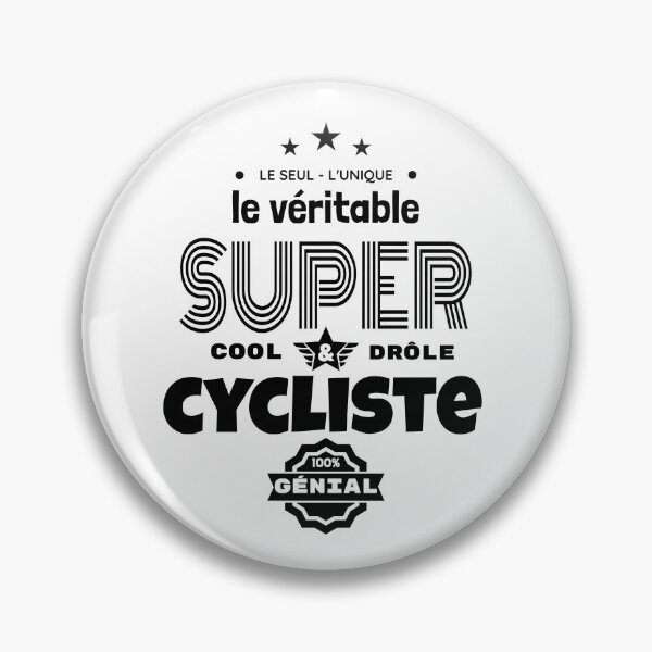 Item preview, super cyclist 100% awesome humor designed and sold by la-petite-folie.