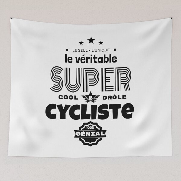 Item preview, super cyclist 100% awesome humor designed and sold by la-petite-folie.