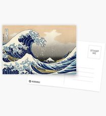 'The Great Wave Off Kanagawa' by Katsushika Hokusai (Reproduction) Postcards
