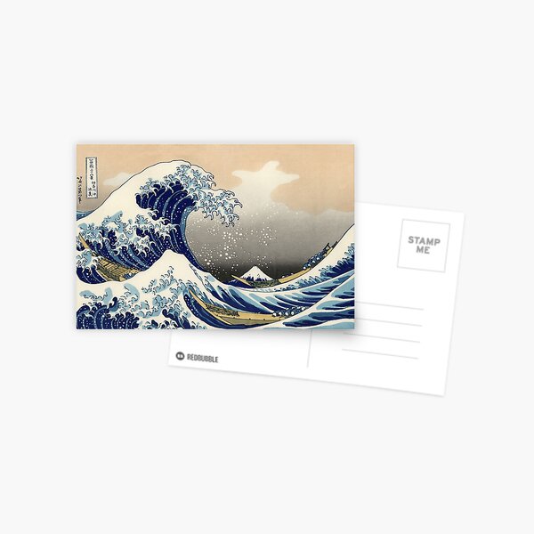 Item preview, Graphic Ocean Wave Gift Hokusai Japanese Wave Design With The Great Wave Off Kanagawa Art designed and sold by Classic Visions Gallery.