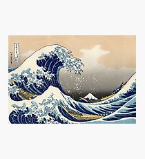 'The Great Wave Off Kanagawa' by Katsushika Hokusai (Reproduction) Photographic Print