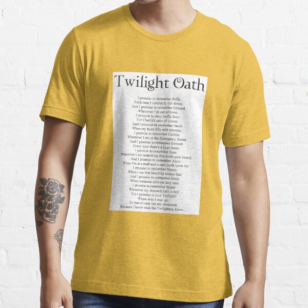 Twilight Oath Essential T-Shirt for Sale by inesmsmartins