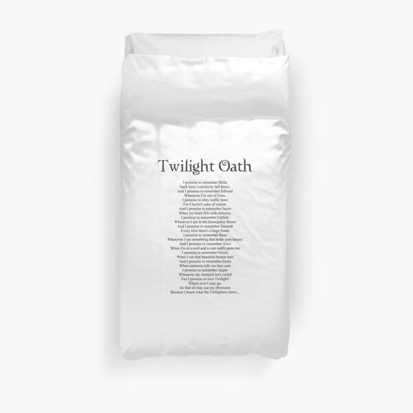 Twilight Oath Duvet Cover