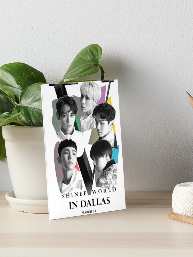 Shinee World V Tour Usa Dallas T Shirt Art Board Print By Ohsenshine Redbubble