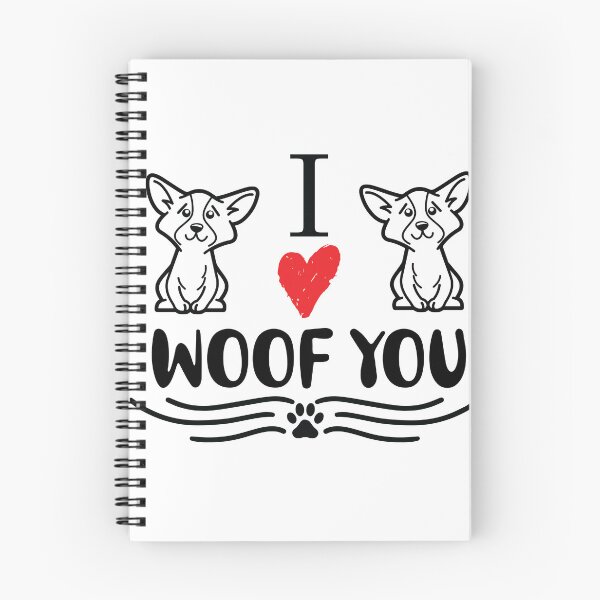 Item preview, "I WOOF YOU" cute and funny dog quote  DOG Mat for entrance gift for mom for dog dad  dog lovers designed and sold by GhostAmine.