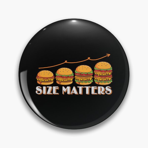 Item preview, Size Matters - Big Hamburger - Burger Yunkie designed and sold by Shirtflyer.