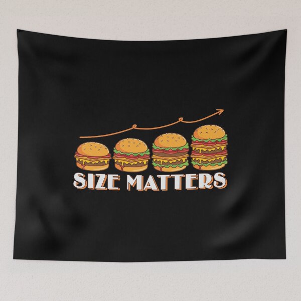 Item preview, Size Matters - Big Hamburger - Burger Yunkie designed and sold by Shirtflyer.