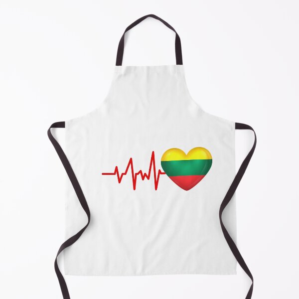 Item preview, HEARTBEAT LITHUANIA FLAG ECG GIFT IDEA designed and sold by melshirt-shop.