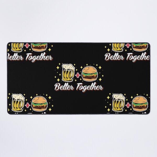 Item preview, Better Together - Beer And Burgers - Burger Yunkie designed and sold by Shirtflyer.