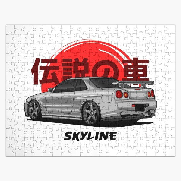 nissan skyline gtr r34 - iPuzzle foto puzzle