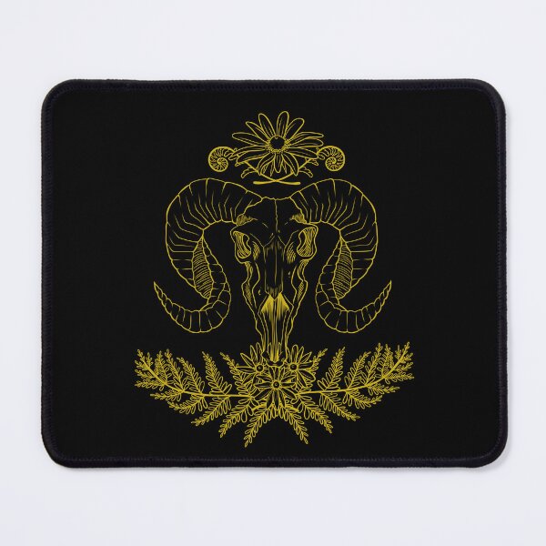 Item preview, Ram Skull. [yellow] designed and sold by AlienPunk.