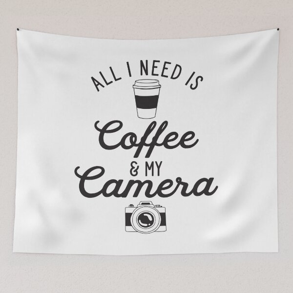 Item preview, All I Need is Coffee and My Camera designed and sold by PhotoozStore.