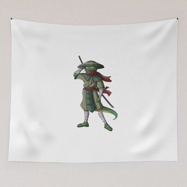 Item preview, Lizard Katana Samurai Reptile Shinobi Warrior designed and sold by BakaOutfit.