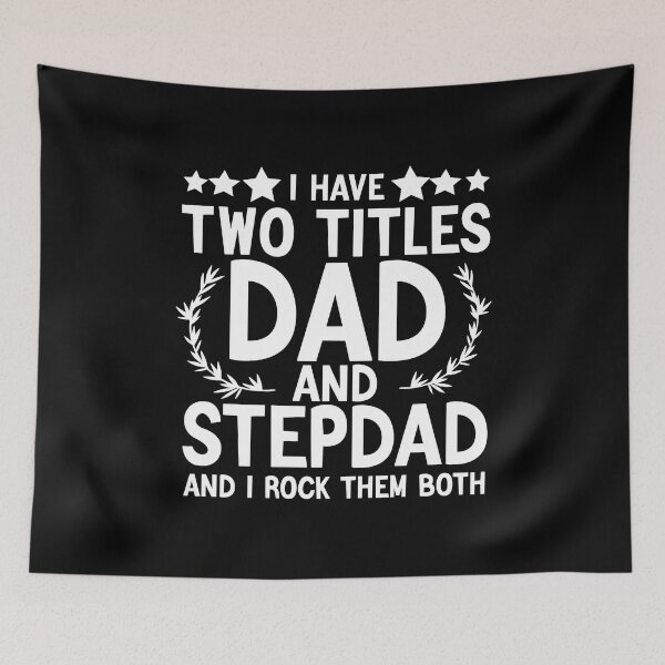 Item preview, Best Dad and Stepdad Shirt Cute Fathers Day Gift from Wife  designed and sold by AMERZAGUE DESIGN.